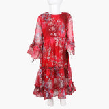 Girls Casual Maxi - Red, Girls Kurti, Chase Value, Chase Value