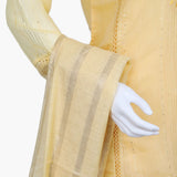 Women's Fancy 3Pcs Suit - Yellow, Women Shalwar Suits, Chase Value, Chase Value