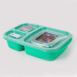 Student Lunch Box with Spoon 1000ml - Green, Tiffin Boxes & Bottles, Chase Value, Chase Value