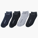 Men's 4Pcs Ankle Socks - Multi Color, Men's Socks, Chase Value, Chase Value