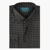 Men's Formal Check Shirt - Black, Men's Shirts, Chase Value, Chase Value