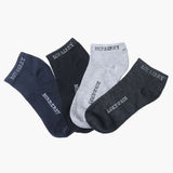 Men's 4Pcs Ankle Socks - Multi Color, Men's Socks, Chase Value, Chase Value
