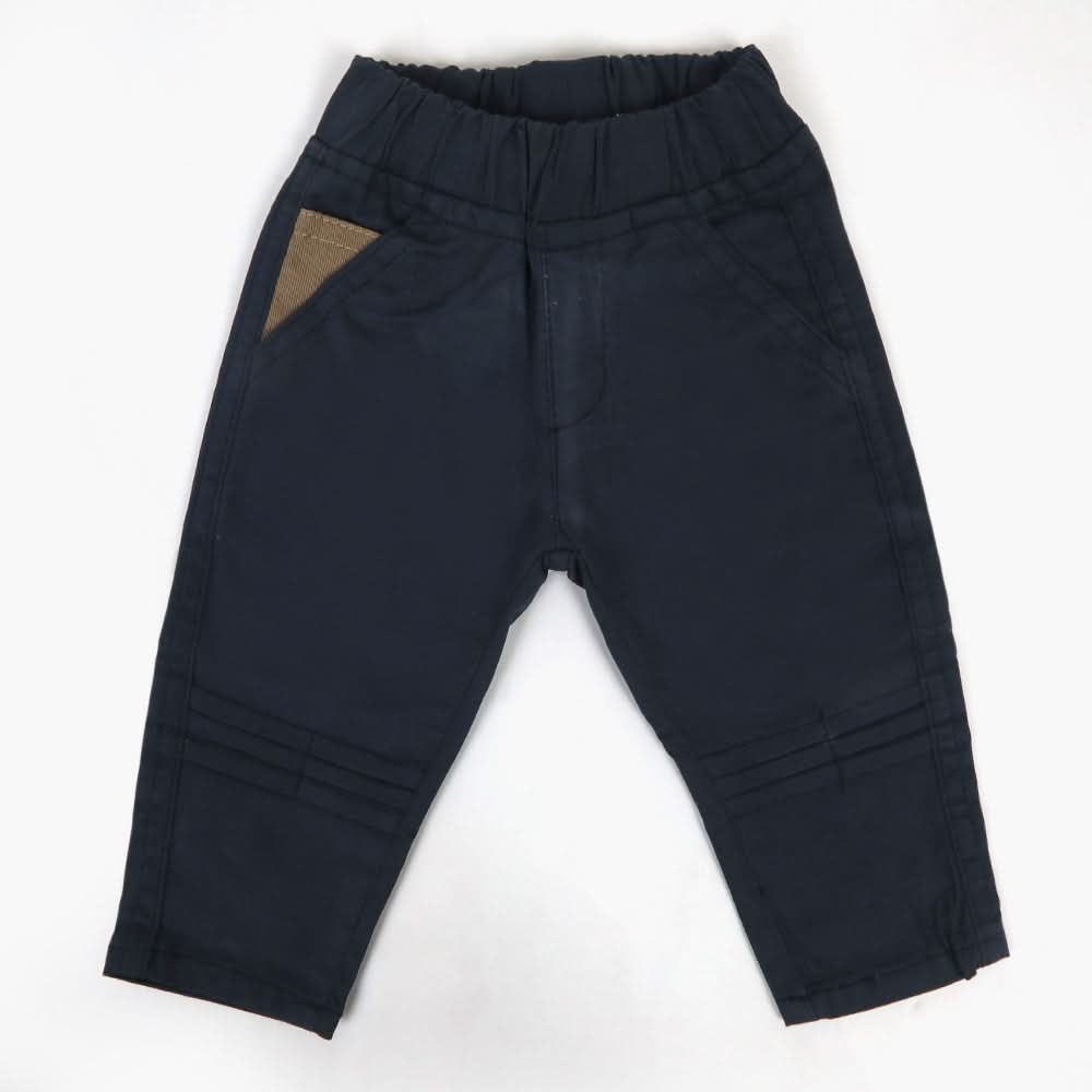 Newborn Boys Cotton Pant - Navy Blue, Newborn Boys Shorts & Pants, Chase Value, Chase Value