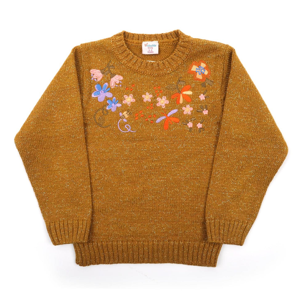 Girls Full Sleeves Sweater - Mustard, Girls Sweaters, Chase Value, Chase Value
