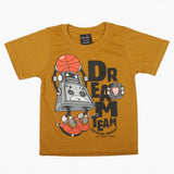 Boys Half Sleeves T-Shirt - Light Brown, Boys T-Shirts, Chase Value, Chase Value