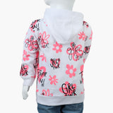 Girls Hoodie T-Shirt - White, Girls Hoodies & Sweat Shirts, Chase Value, Chase Value