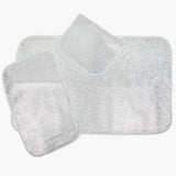 Fancy Runner & Mat 3pcs Set - Silver, Mats, Chase Value, Chase Value