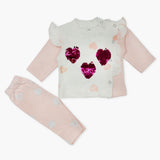 Newborn Girls Full Sleeves Suit - Pink, Newborn Girls Winterwear, Chase Value, Chase Value