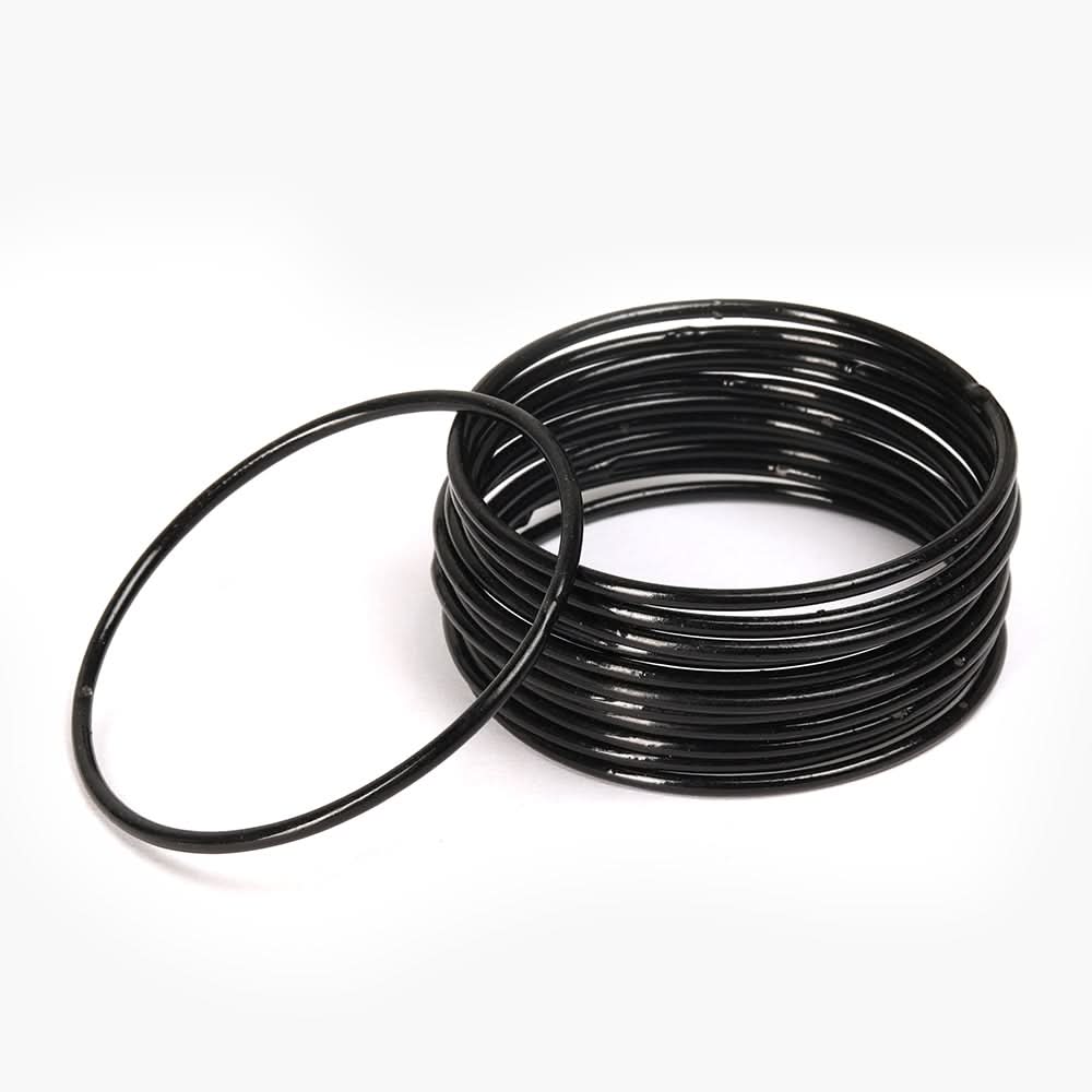 Girls Plain Bangle - Black, Girls Bangles & Bracelet, Chase Value, Chase Value