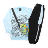 Boys Pajama Suit - Light Blue, Boys Sets & Suits, Chase Value, Chase Value