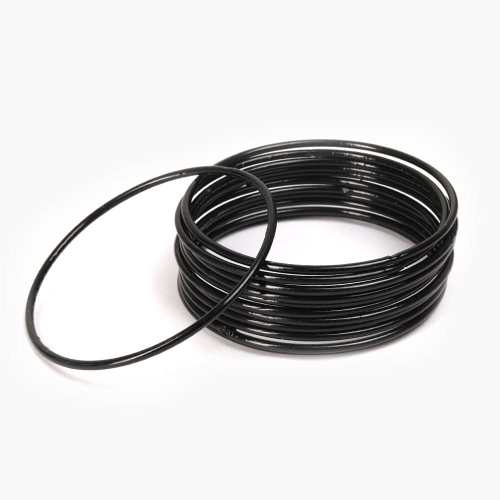 Women's Plain Bangle - Black, Women Bangles & Bracelets, Chase Value, Chase Value