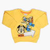 Newborn Boys Full Sleeves T-Shirt - Yellow, Newborn Boys Winterwear, Chase Value, Chase Value