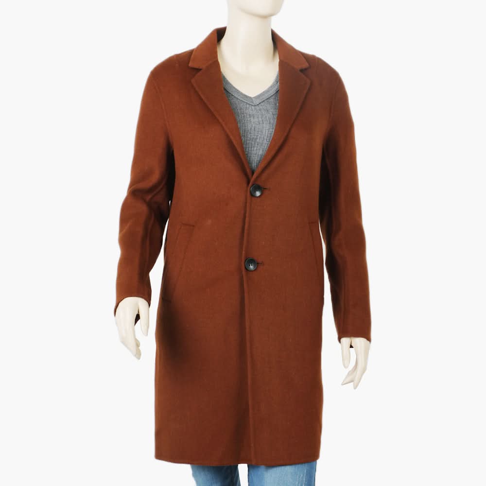 Women's Long Coat - Brown, Women Jackets, Chase Value, Chase Value