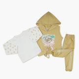 Newborn Girls Full Sleeves Suit - Light Brown, Newborn Girls Winterwear, Chase Value, Chase Value