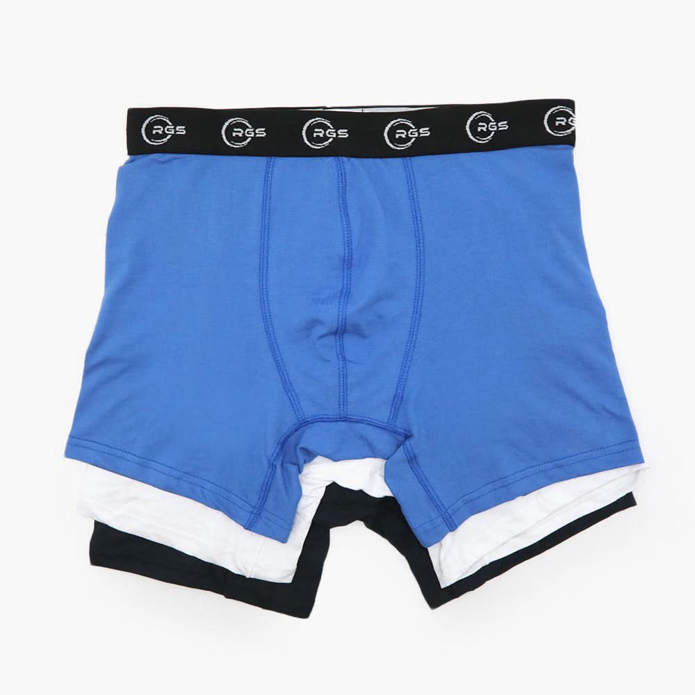Men's 3 Pack Long Boxer RGS - Multi, Men's Underwear, RGS, Chase Value