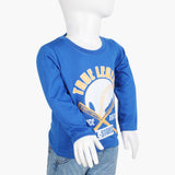 Boys Full Sleeves T-Shirt - Royal Blue, Boys T-Shirts, Chase Value, Chase Value