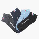 Men's 4Pcs Ankle Socks - Multi Color, Men's Socks, Chase Value, Chase Value