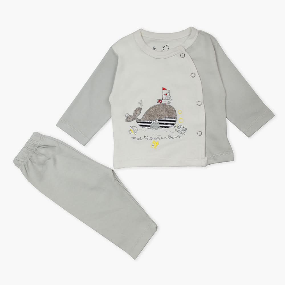Newborn Boys Suit - Grey, Newborn Boys Sets & Suits, Chase Value, Chase Value