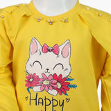 Girls T-Shirt - Yellow, Girls T-Shirts, Chase Value, Chase Value