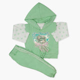 Newborn Girls Full Sleeves Suit - Sea Green, Newborn Girls Winterwear, Chase Value, Chase Value