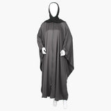 Women's Butterfly Abaya - Grey, Women Abayas, Chase Value, Chase Value