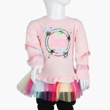 Girls Full Sleeves T-Shirt - Pink, Girls T-Shirts, Chase Value, Chase Value