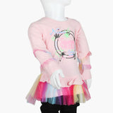 Girls Full Sleeves T-Shirt - Pink, Girls T-Shirts, Chase Value, Chase Value