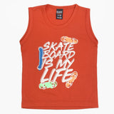 Boys Sando - Rust, Boys T-Shirts, Chase Value, Chase Value