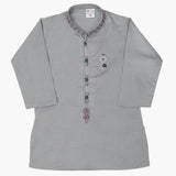 Boys Embroidered Shalwar Suit - Grey, Boys Shalwar Kameez, Chase Value, Chase Value