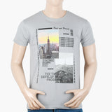 Men's Half Sleeves T-Shirt - Grey, Men's T-Shirts & Polos, Chase Value, Chase Value