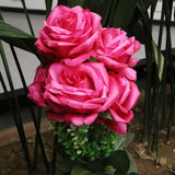 Artificial Flower Stick - Dark Pink, Decoration, Chase Value, Chase Value