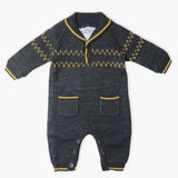 Newborn Boys Romper - Charcoal, Newborn Boys Rompers, Chase Value, Chase Value