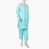 Women's Chicken Kari 2Pcs Suit - Sky Blue, Women Shalwar Suits, Chase Value, Chase Value