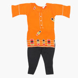 Girls Shalwar Suit - Orange, Girls Shalwar Kameez, Chase Value, Chase Value