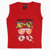 Boys Sando - Red, Boys T-Shirts, Chase Value, Chase Value