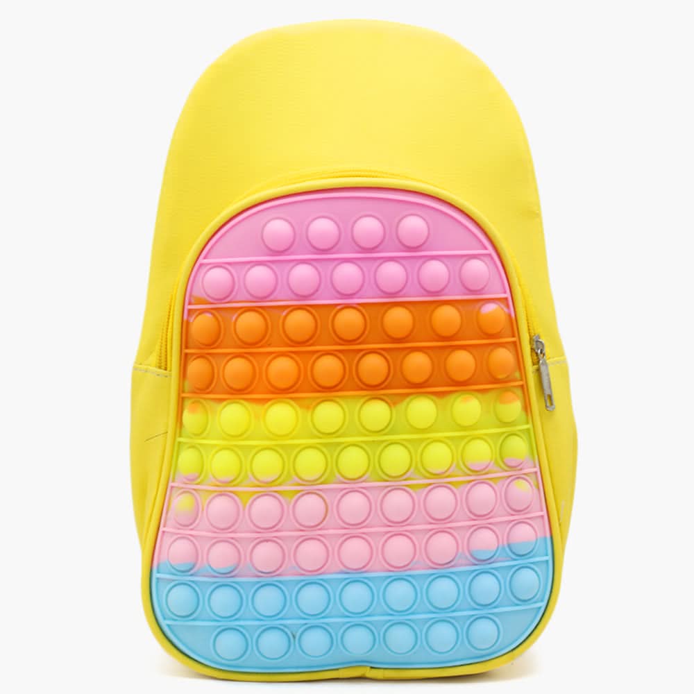 Girls Back Pack - Yellow, Kids Bags, Chase Value, Chase Value