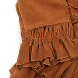 Girls Tight Suit - Brown, Girls Shalwar Kameez, Chase Value, Chase Value