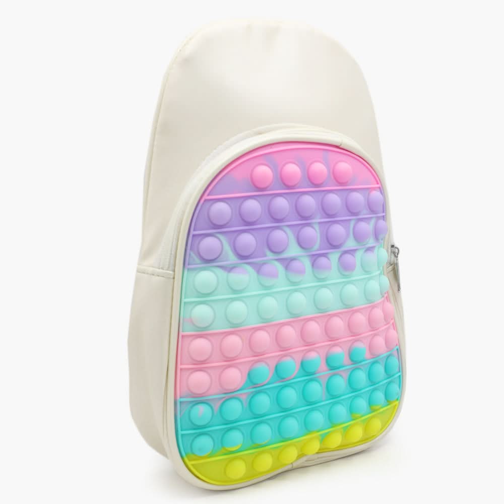 Girls Back Pack - Off White, Kids Bags, Chase Value, Chase Value