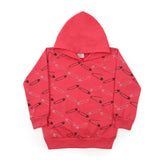 Girls Full Sleeves Hoodie T-Shirt - Pink, Girls Hoodies & Sweat Shirts, Chase Value, Chase Value