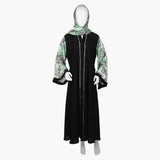 Women's Front Open Abaya - Black, Women Abayas, Chase Value, Chase Value