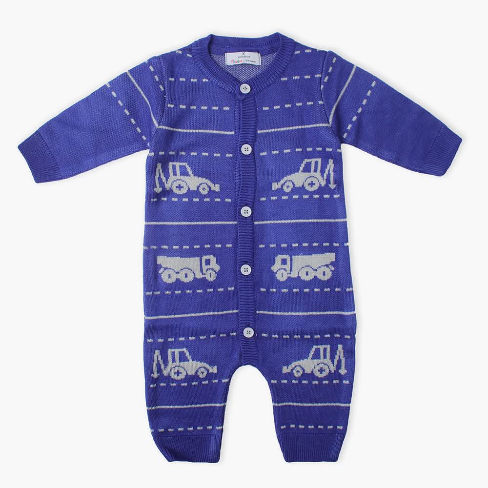 Newborn Boys Romper - Blue, Newborn Boys Rompers, Chase Value, Chase Value