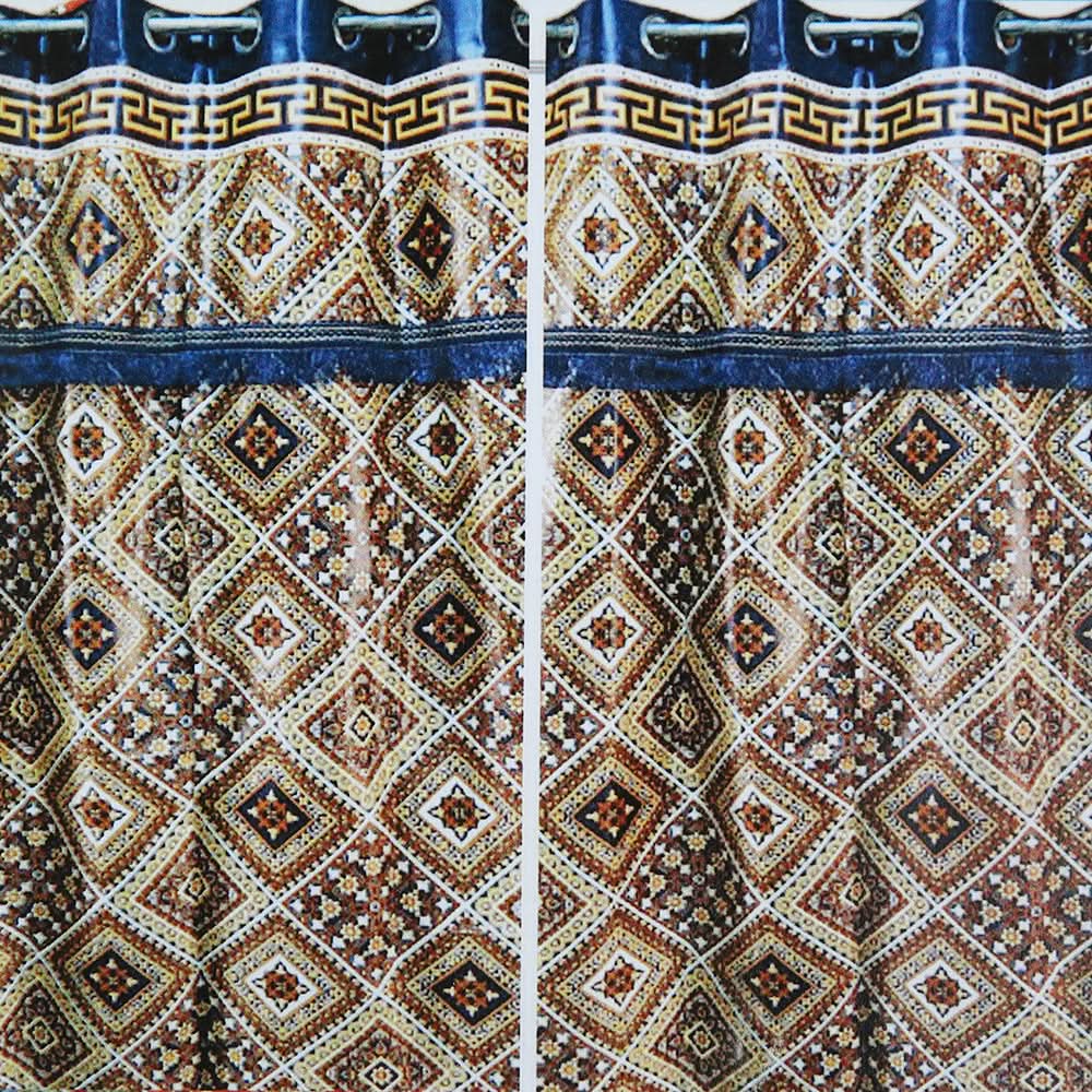 Floral Room Curtains 2Pc - K1, Decoration, Chase Value, Chase Value