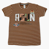 Boys Half Sleeves T-Shirt - Brown, Boys T-Shirts, Chase Value, Chase Value