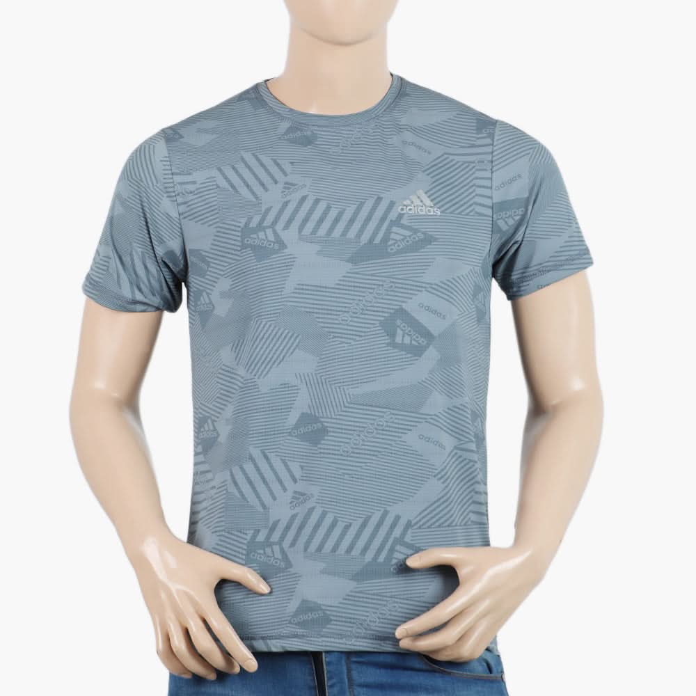 Men's Half Sleeves T-Shirt - Grey, Men's T-Shirts & Polos, Chase Value, Chase Value