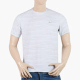 Men's Half Sleeves T-Shirt - Ash White, Men's T-Shirts & Polos, Chase Value, Chase Value