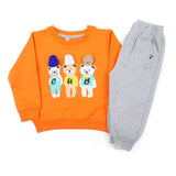 Newborn Boys Full Sleeves Suit - Orange, Newborn Boys Sets & Suits, Chase Value, Chase Value