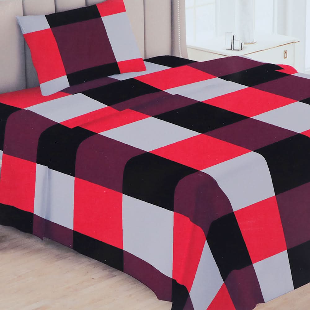 Single Bed Sheet Set - B5, Single Size Bed Sheet, Chase Value, Chase Value