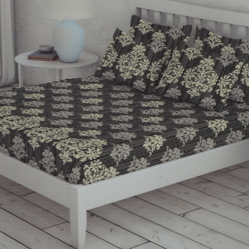 Double Bed Sheet With 2 Pillow - M-9, Double Size Bed Sheet, Chase Value, Chase Value