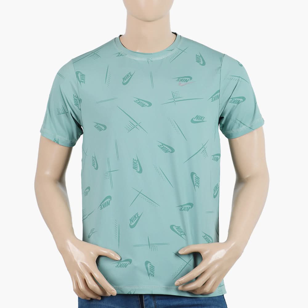 Men's Half Sleeves T-Shirt - Green, Men's T-Shirts & Polos, Chase Value, Chase Value