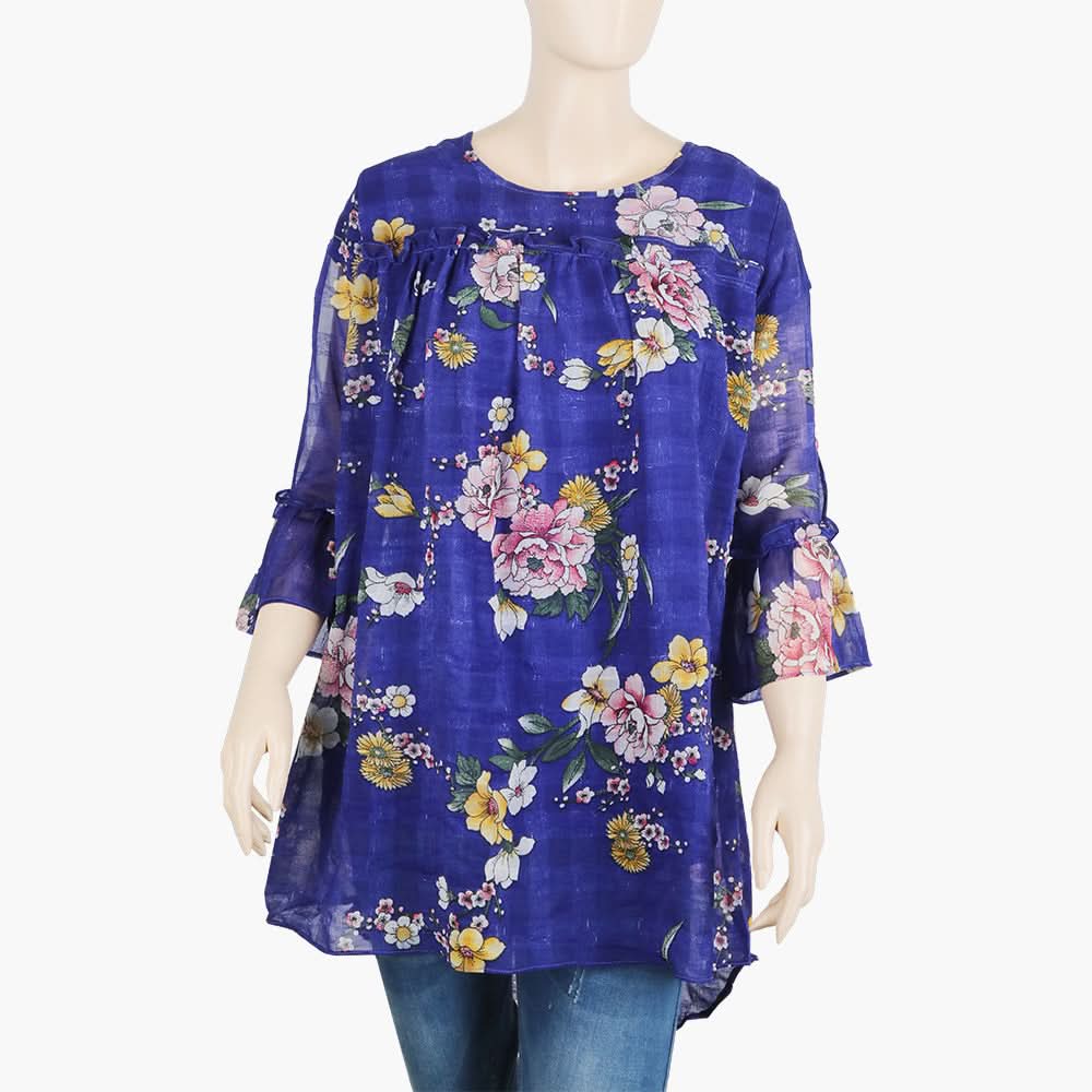 Women's Western Top - Royal Blue, Women T-Shirts & Tops, Chase Value, Chase Value
